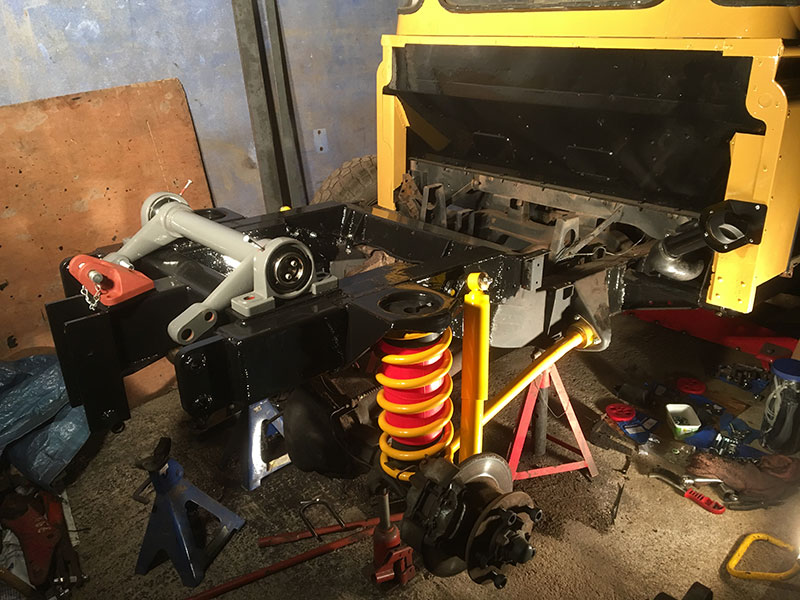 Rear linkage trial fit