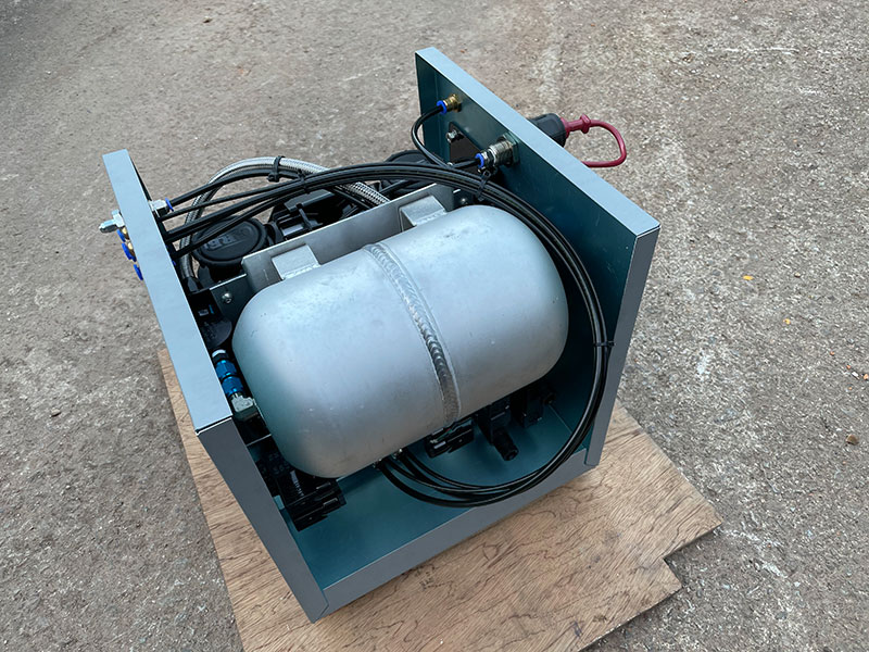 Air compressor and tank
